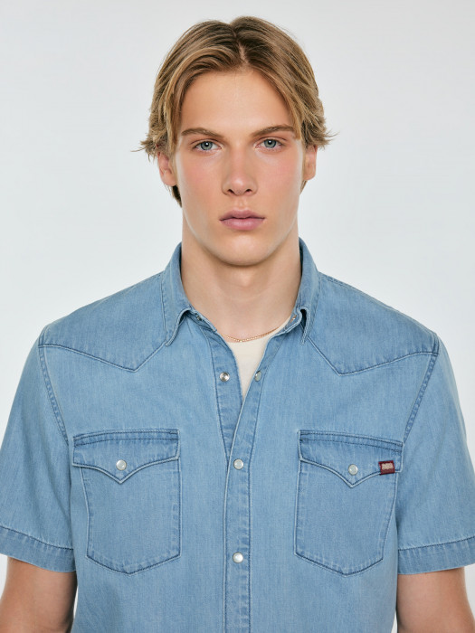 Pánska košeľa  SHORT SLEEVE WESTERN 267